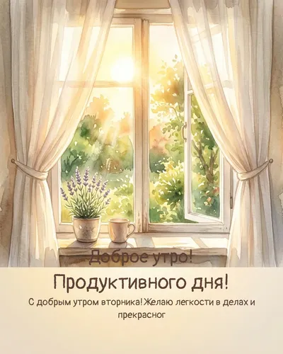 Доброе утро! Продуктивного дня! — morning sun 04